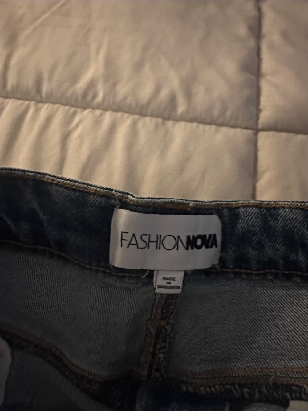 Fashion Nova Women's Blue Denim Jeans - Classic Wash